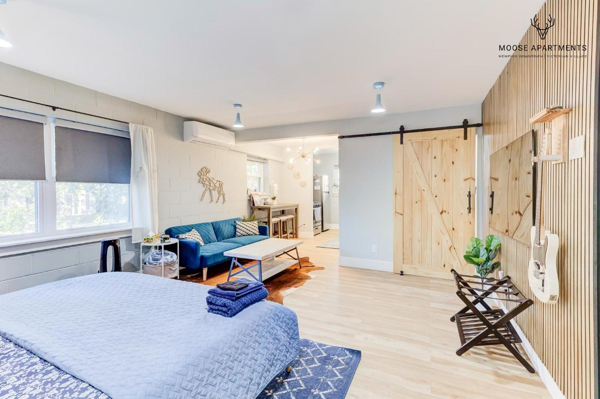 The Moose #7 - Instaworthy Studio With Amazing Views, Free Parking & Heated King Bed เมมฟิส ภายนอก รูปภาพ