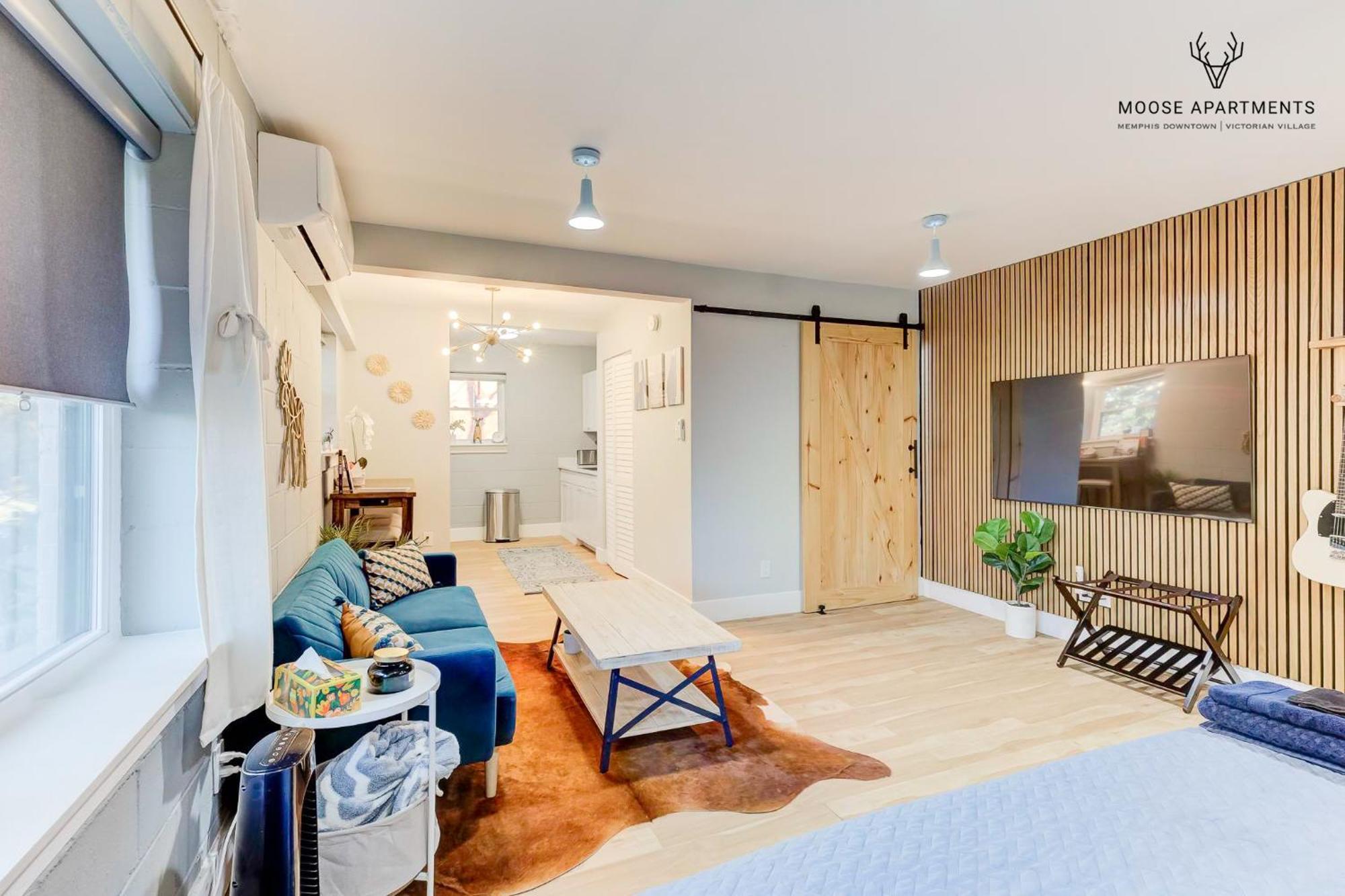 The Moose #7 - Instaworthy Studio With Amazing Views, Free Parking & Heated King Bed เมมฟิส ภายนอก รูปภาพ