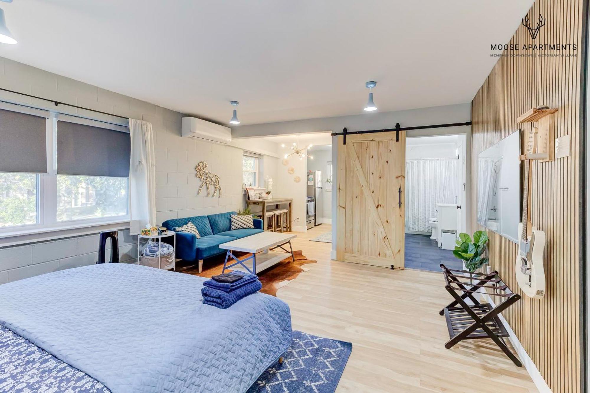 The Moose #7 - Instaworthy Studio With Amazing Views, Free Parking & Heated King Bed เมมฟิส ภายนอก รูปภาพ